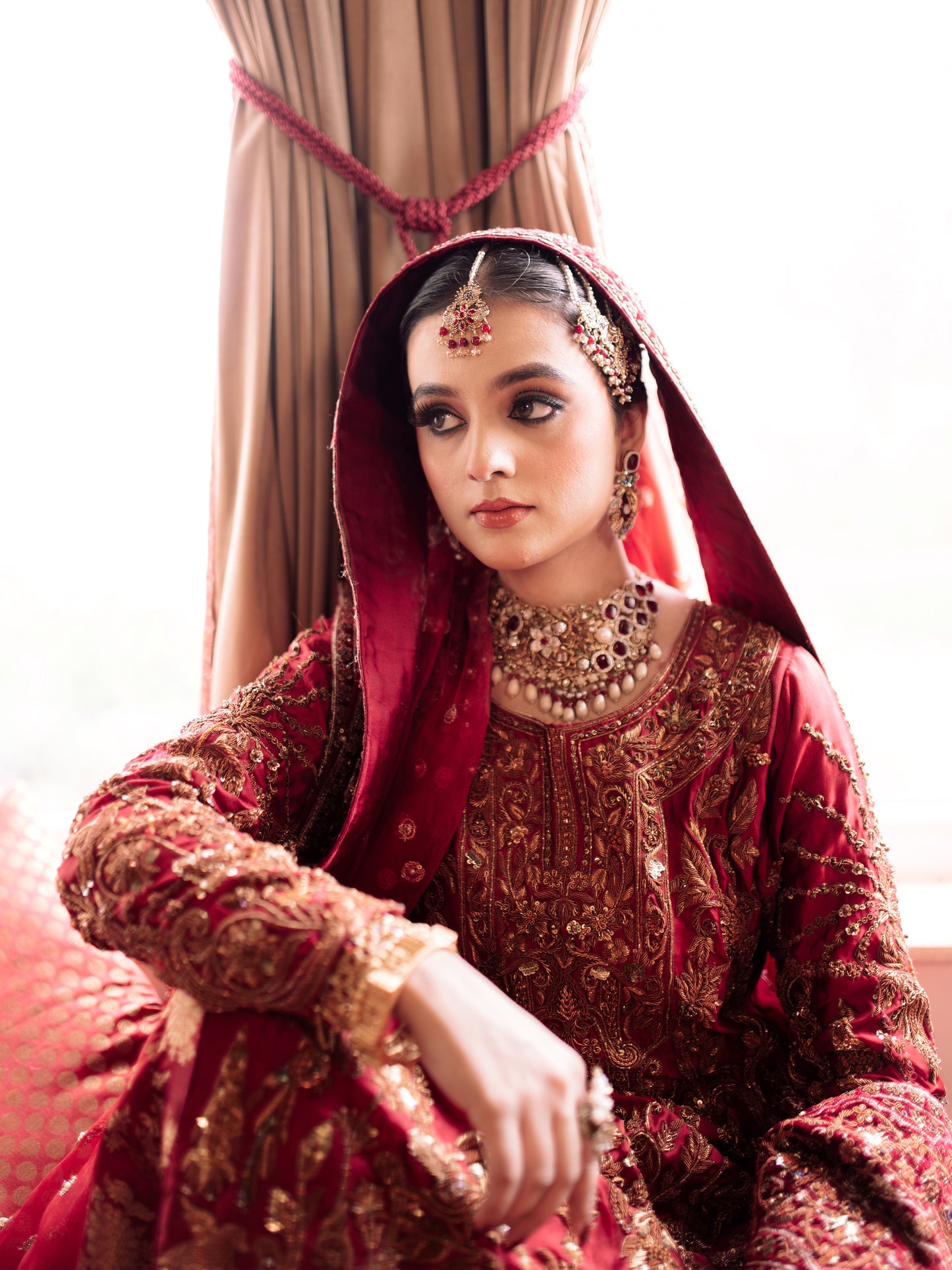 Crimson Royal Bridal Ensemble