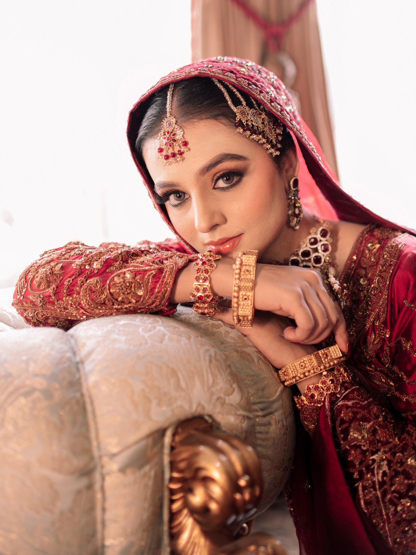 Crimson Royal Bridal Ensemble