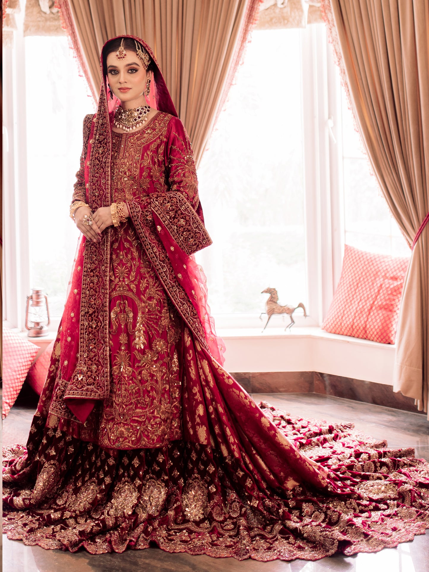 Crimson Royal Bridal Ensemble