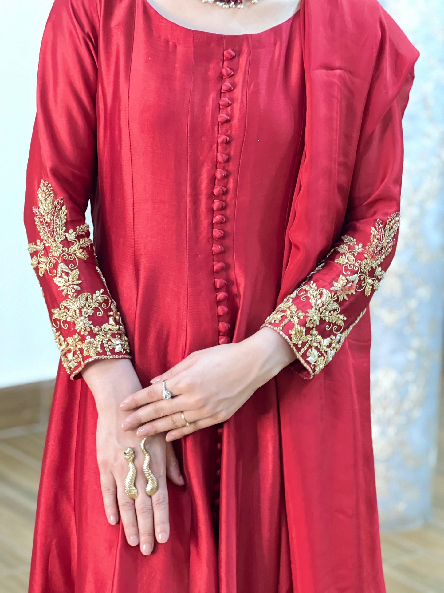 RED KALIDAR PISHWAS