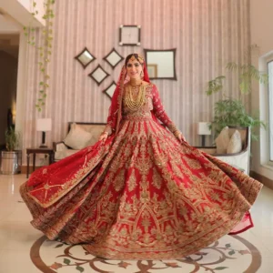 Stunning Red 1 Bridal Lehenga